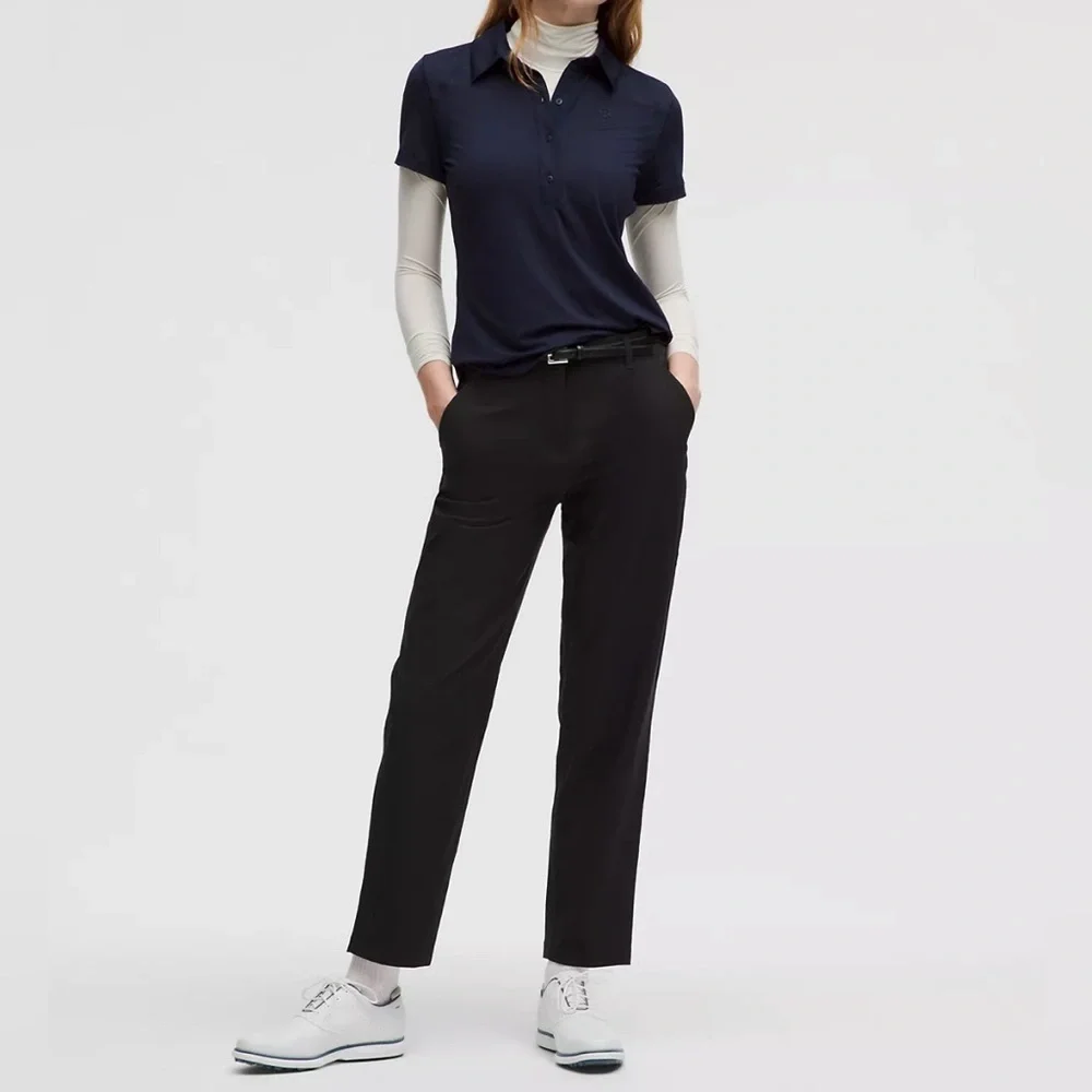 Lululemon Black Stretch Twill Golf Pants